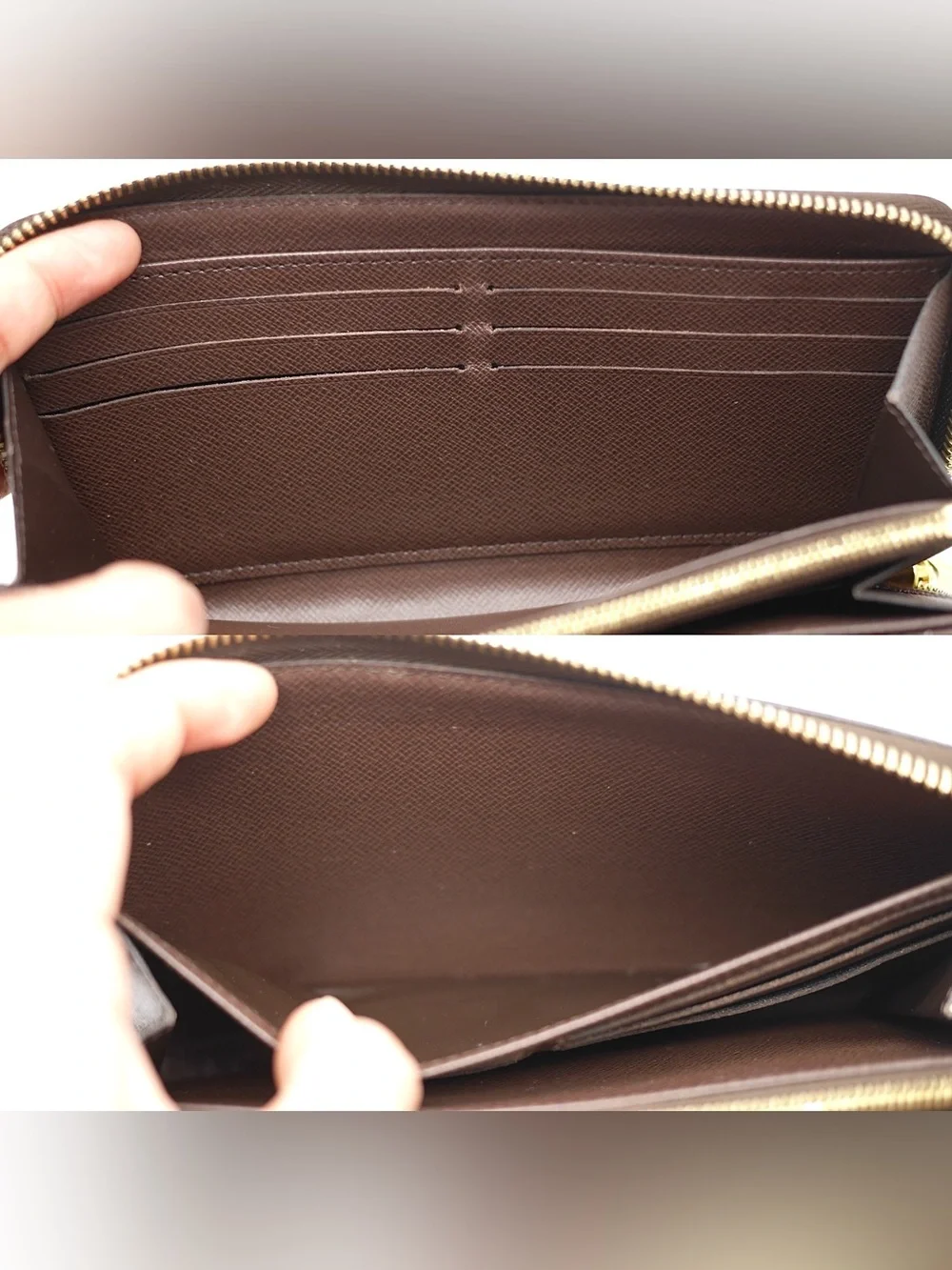 🍓LV Zippy Damier Ebene LM3189
